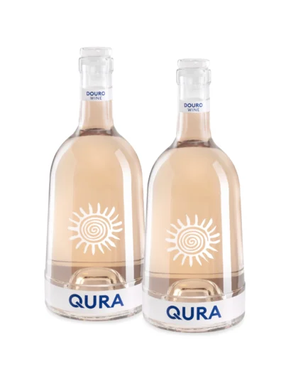 QURA: pack de 2 vinhos rosé da região do Douro, frescos e sofisticados para celebrar