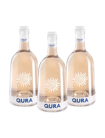 QURA: pack de 3 vinhos rosé portugueses, frescos e sofisticados para momentos especiais