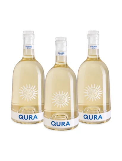 QURA: pack de 3 vinhos brancos portugueses, frescos e elegantes para momentos especiais