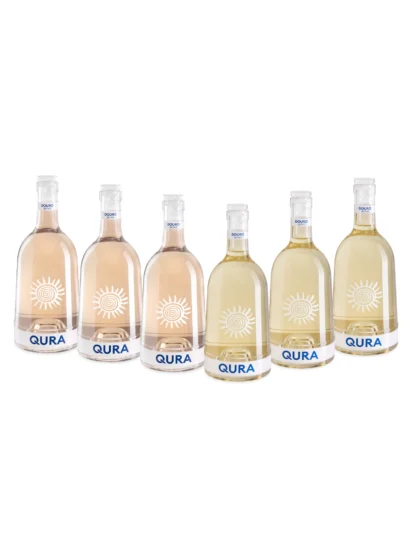 QURA: pack de 6 vinhos rosé e branco portugueses, frescos e elegantes para celebrar