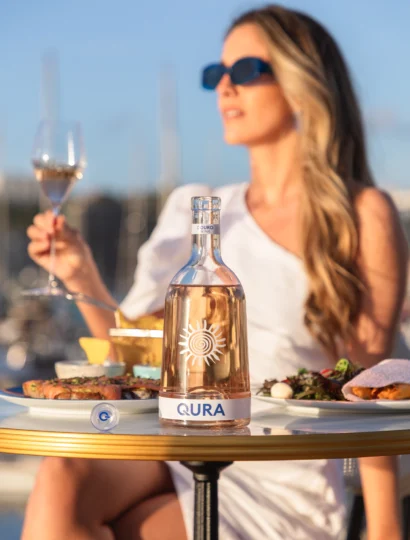 Vinho rosé do Douro, delicado e frutado, perfeito para acompanhar refeições leves