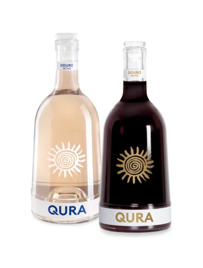 QURA: pack de 2 vinhos rosé e tinto português