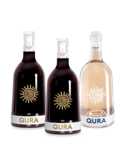 QURA: pack de 3 vinhos rosé e tinto português