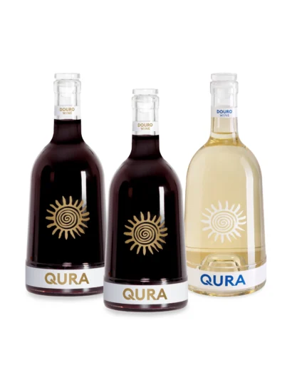 QURA: pack de 3 vinhos branco e tinto português